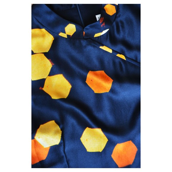 Christmas Tree Lights Qipao/Cheongsam Style Dress - Picture 11 of 14